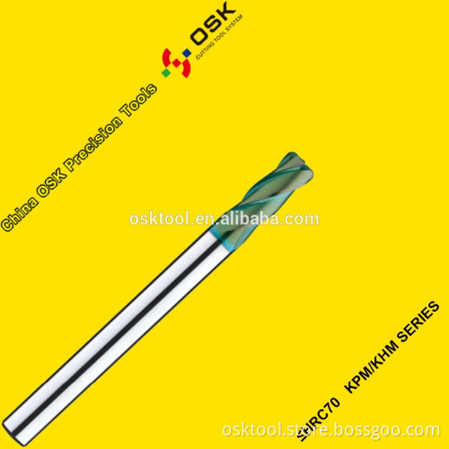 Production and sales high hardness end mills